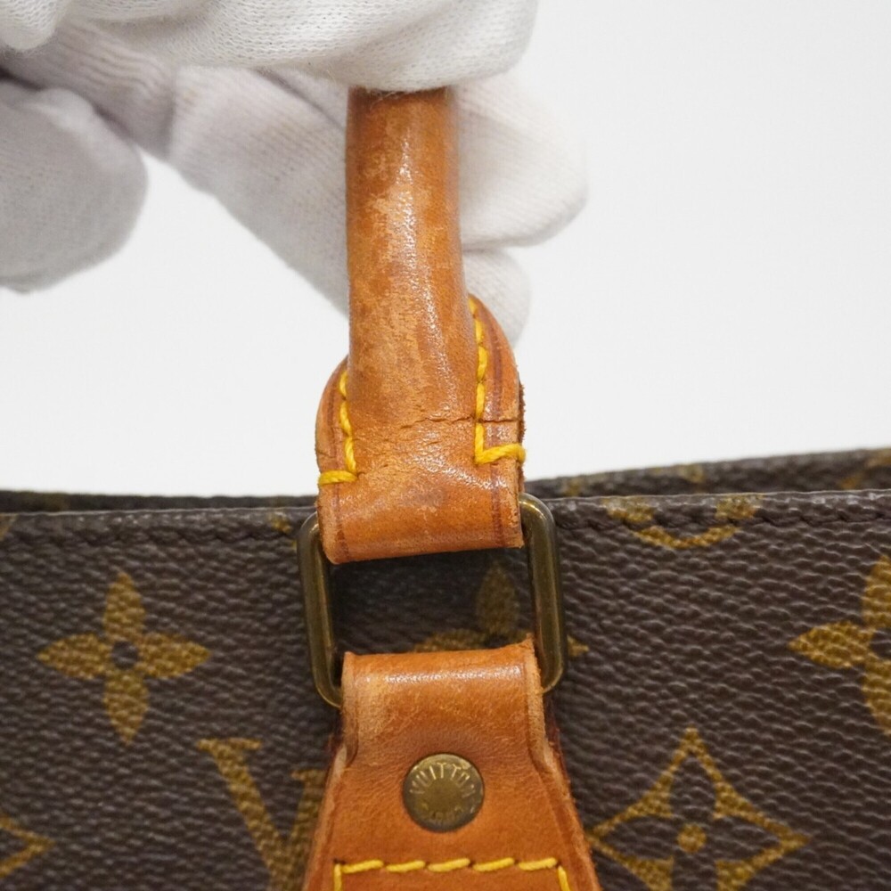 LOUIS VUITTON Authentic Brown Monogram Tote Bag - Picture 6 of 13